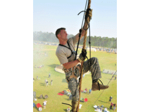 Photo, service members utilizing DLA Troop Support supplies