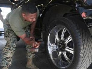 Photo, service members utilizing DLA Troop Support supplies