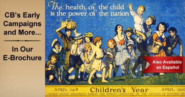 Children’s Bureau poster commemorating Children's Year, circa 1918