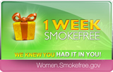 1 week smokefree