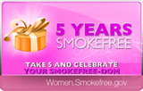 5 years smokefree