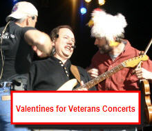 Link to schedule for Valentines for Veterans Concerts.