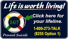 Life is worth living 1-800-273-TALK