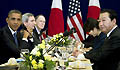 オバマ大統領、東アジアサミットで野田首相と会談