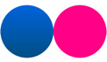 Flickr logo and link