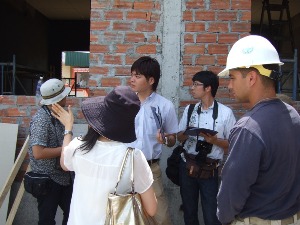 By visiting Pacific Partnership 2012 in Vietnam, Okinawan reporters learn how the U.S. Military organizes multinational civic projects to foster stability in the Asia Pacific region.