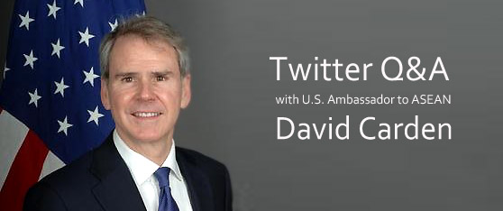 Twitter Q&A with Amb. Carden: Youth in ASEAN