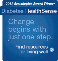 Diabetes HealthSense - Change begins with just one step. Find resources for living well