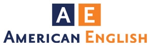 Логотип American English Website.