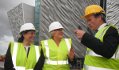 DCM Barbara Stephenson visits the Titanic project (ConGen Belfast photo)