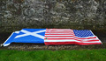Scottish and US Flags