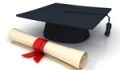 Graduation hat and diploma Microsoft Office Clip Art Photo
