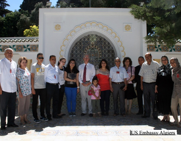 Ambassador Ensher Welcomes Tech Girls Home with a Lunch Reception(US Embassy Photo)