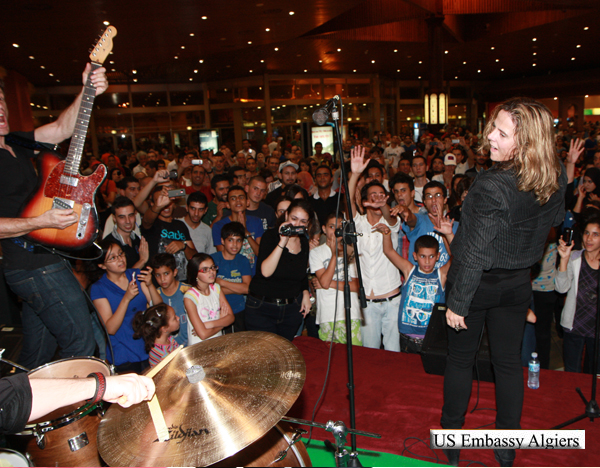 Mary McBride Band Turns Algeria “A Little Bit Country”( US Embassy Algiers Photo)