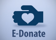 E-Donate hand and heart illustration