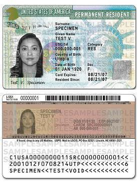 The redesigned Green Card