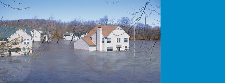 flooded subdivision