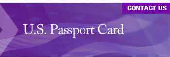 U.S. Passport Card [Header]