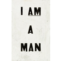 Image: Glenn Ligon, Untitled (I Am a Man), 1988, oil and enamel on canvas, National Gallery of Art, Washington, Patrons' Permanent Fund and Gift of the Artist, © Glenn Ligon