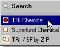 TOXMAP Toolbar screenshot