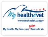 Web badge for My HealtheVet website