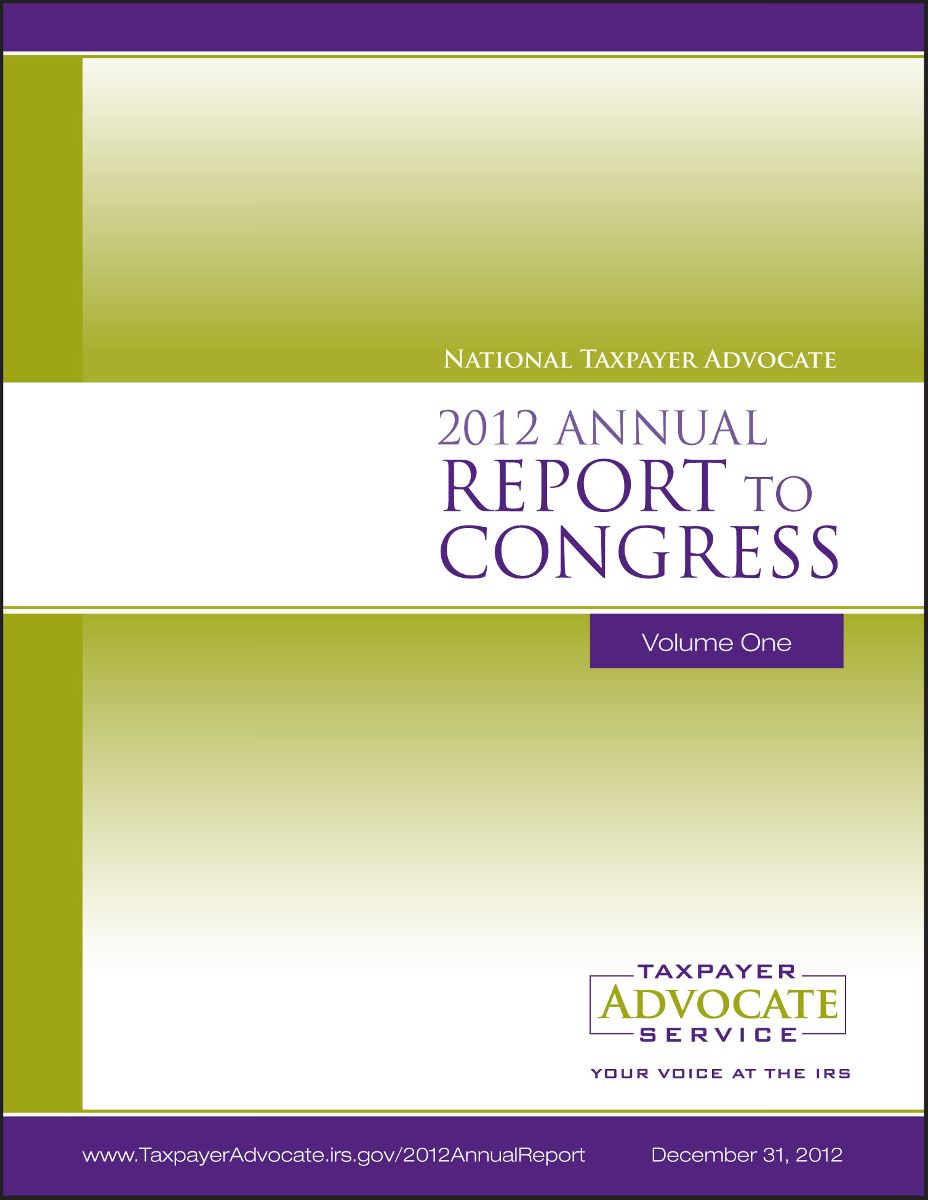 2012 Annual Report to Congress Cover