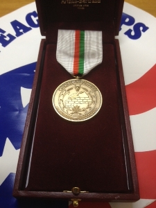 “Les Insignes de Chevalier de l’Ordre du Mérite Burkinabe”
