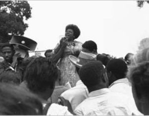 Civil rights activist Fannie Lou Hamer organized "Mississippi Freedom Summers" to educate black citizens about voting rights and register them to vote. (AP Images)