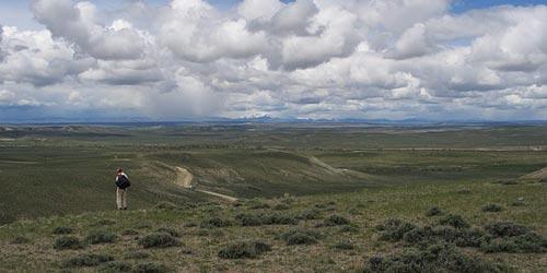 Landscape in southwest Wyoming, near Rick Road