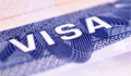 image of a U.S. visa. 