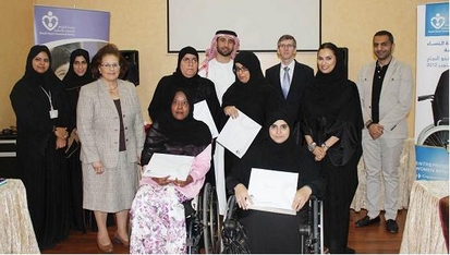 Consul General Robert Waller at the Entrepreneurship for Women with Disabilities Winning Awards 