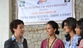 U.S. Vice Consul Sarah Talalay interacts with students at “Gender-Based Violence – Taking a Stand” workshop held at Women’s Christian College on December 7, 2012.