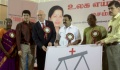 U.S. Consular Chief Nicholas Manring at the Tamil Nadu State AIDS Control Society at their World AIDS Day program in Chennai on December 1, 2012.(State Dept.)