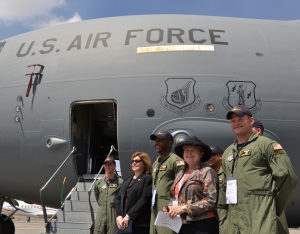 U.S. Ambassador to India Nancy Powell said at the Aero India U.S. Pavilion inauguration on February 06, 2013.  (State Dept.)