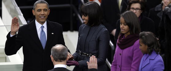 Inauguration 2013 (Photo: Associated Press/Evan Vucci) 