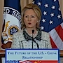 Secretary Clinton at the State Department January 14, 2011