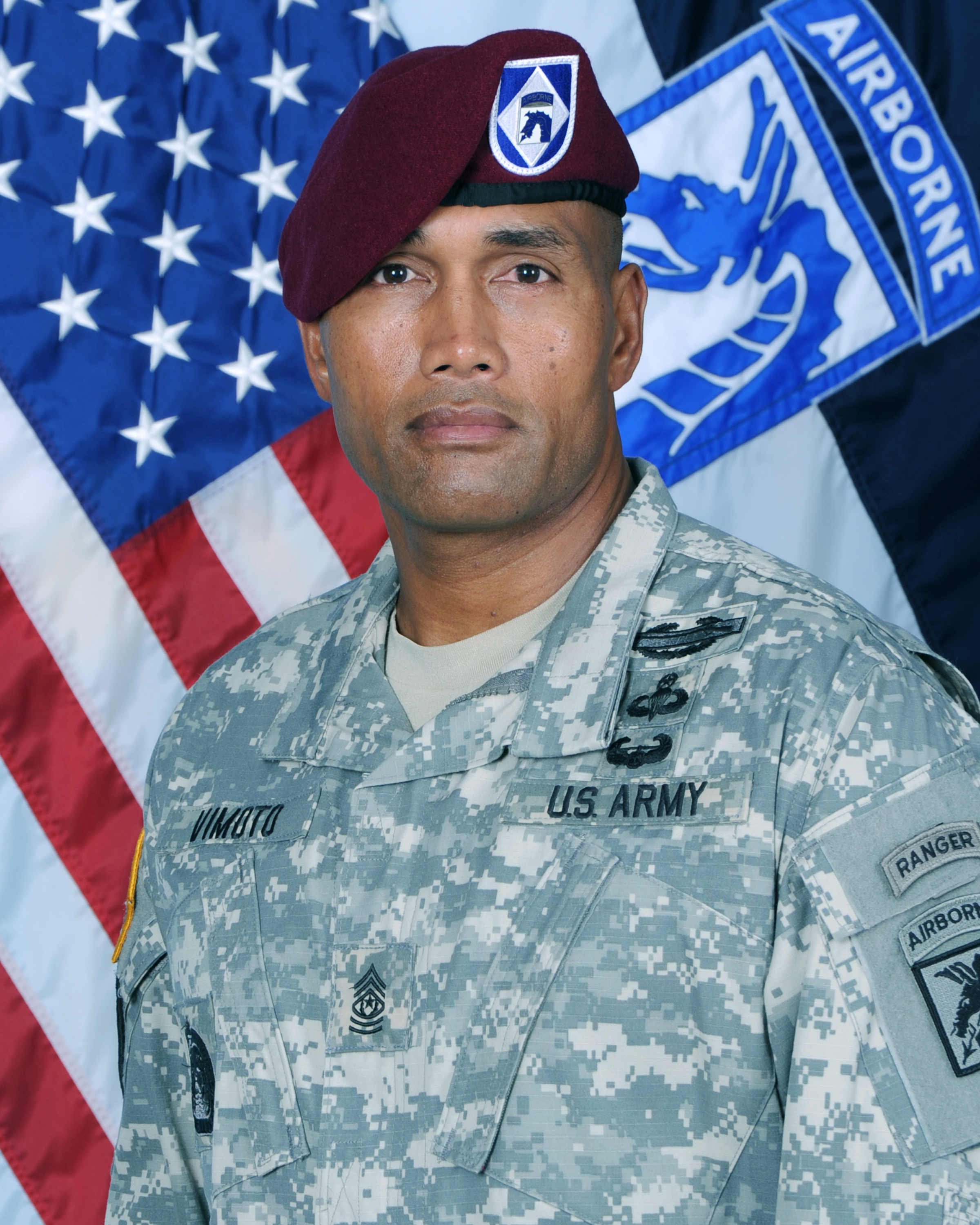 Command Sgt. Maj. Isaia “Ace” T. Vimoto