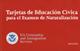 Book Cover Image for Tarjetas de Educacion Civica Para el Examen de Naturalizacion (Spanish Language)