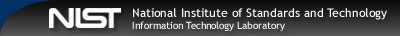 NIST Logo and ITL Banner
