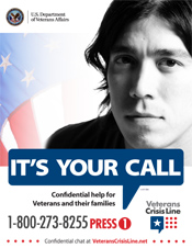 Veterans Crisis Line Print Materials