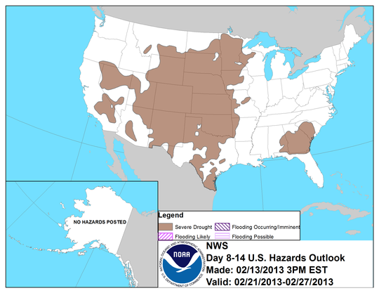 United States 8-14 Day Hazards Outlook