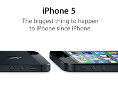 iPhone 5. The biggest thing to happen to iPhone since iPhone.