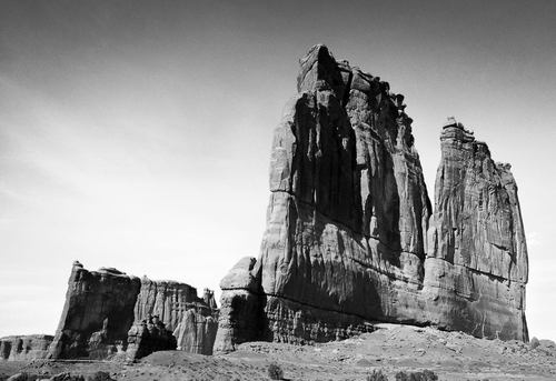 Visit Arches National Park in Utah and discover a landscape of contrasting colors, landforms and textures unlike any other in the world. The park has over 2,000 natural stone arches, in addition to hundreds of soaring pinnacles, massive fins and giant balanced rocks. This red rock wonderland will amaze you with its formations, refresh you with its trails, and inspire you with its sunsets.Courthouse Towers are pictured above.Photo: National Park Service 