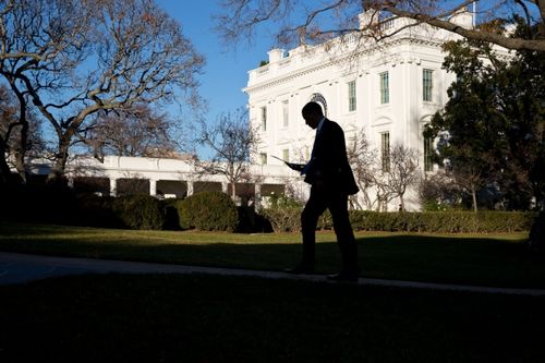 President Obama returns to the White House after the Tribal Nations Conference