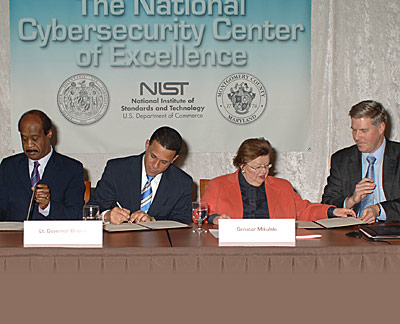 signing of Cybersecurity MOU