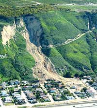 Photo of La Conchita Landslide