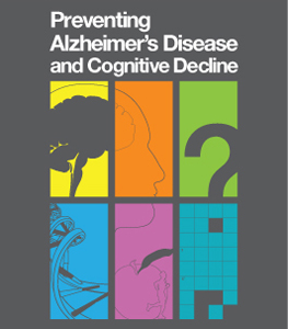 The conference artwork depicts several possible approaches to preventing Alzheimer's disease and cognitive decline as viewed through a window. These approaches include mental stimulation, exercise, and biomedical research. The conference will examine the current evidence supporting the use of these and other preventive measures for Alzheimer’s disease and cognitive decline. The image was conceived and created by NIH’s Division of Medical Arts and is in the public domain. Please credit 'NIH Medical Arts.'