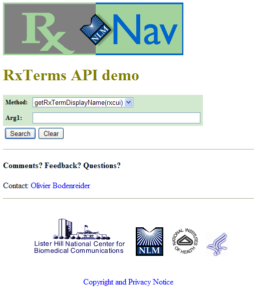 RxTerms API Client