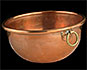 Copper bowl. Gift of Julia Child.