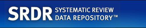 SRDR: The Systematic Review Data Repository